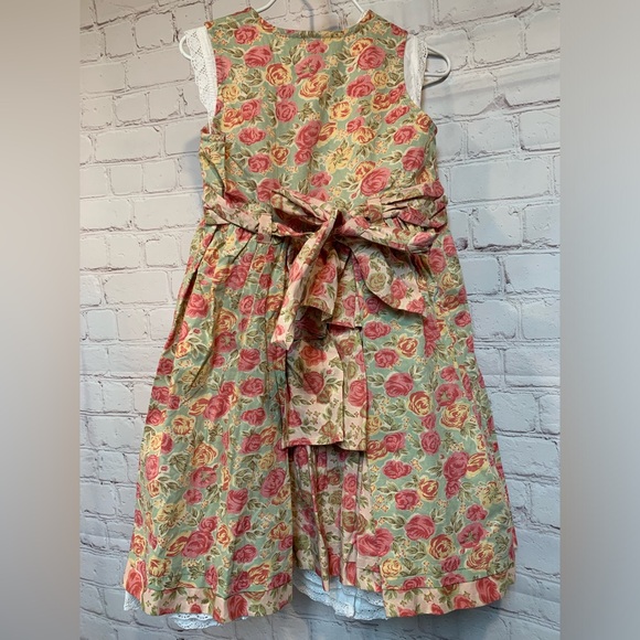 NEW April Cornell Cornelloki White Petticoat Green Floral Bustle Dress Se… - Picture 8 of 8